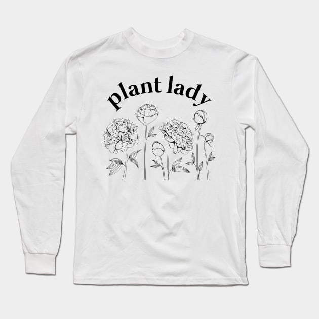 Classic Plant Lady Long Sleeve T-Shirt by vintageinspired